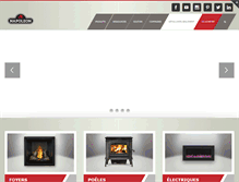 Tablet Screenshot of napoleonfoyers.com
